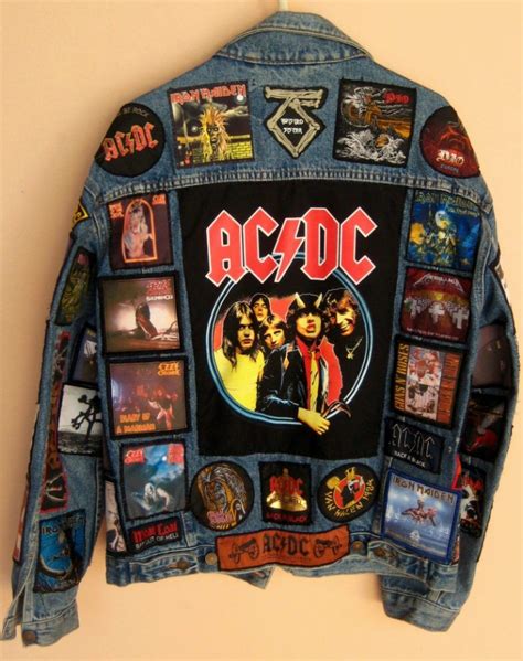 Pin by Alison Franklin on Rock Fans :O) | Denim jacket patches, Patches jacket punk, Patches jacket