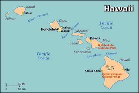 February 2013 | Map of Hawaii Cities and Islands