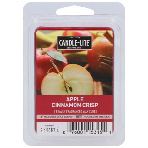 Candle-Lite® Apple Cinnamon Crisp Scented Wax Cubes, 2.5 oz - Fry’s Food Stores
