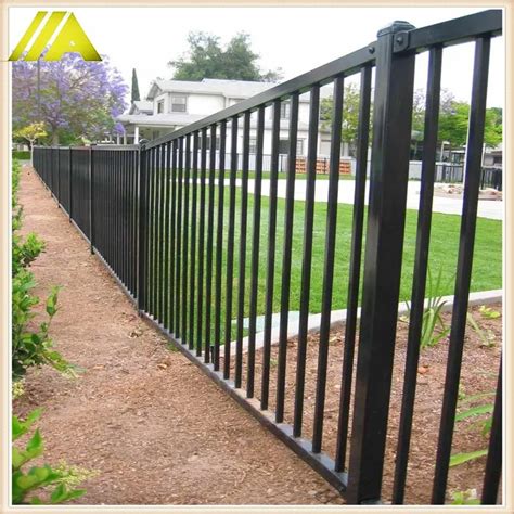 Powder Coating Backyard Black Aluminum Fence Panel - Buy Black Aluminum Fence,Backyard Aluminum ...