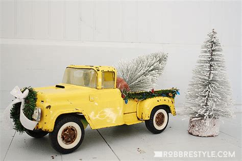 Holiday Trimmings: Vintage Toy Trucks