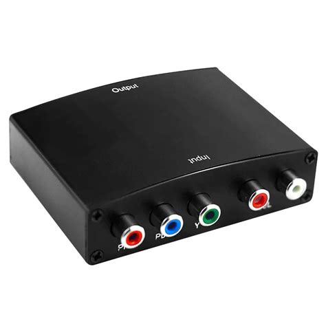 1080P HD Component RGB YPbPr To HDMI Converter Video Audio Adapter YPbPr/RGB + R/L Audio To HDMI ...