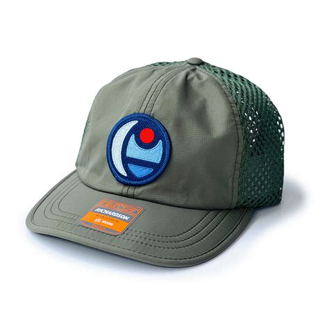 Fisher Logo Quick-Dry Hat | Crescent Kayaks | Live In The Current