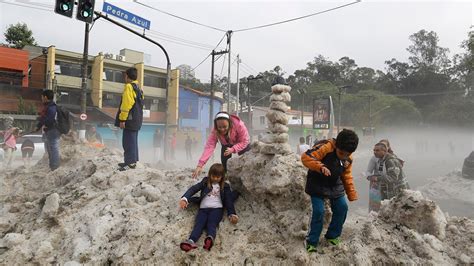 Brazil Hailstorm Shocks Sao Paulo | The Weather Channel