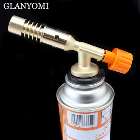 Thickened Copper BBQ Guns Butane Gas Blow Torch Welding Gun Burner Kitchen Torch Flamethrower ...