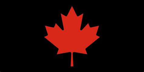 Black Canadian Flag. Happy Canada Day. : r/vexillology