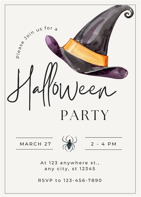 Free Printable Halloween Party Invitations For Adults