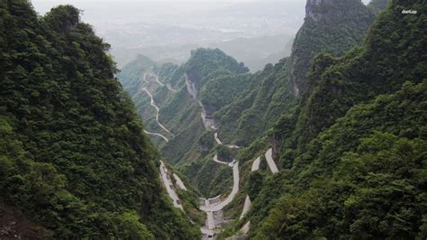 Tianmen Mountain National Park China Wallpapers - Wallpaper Cave