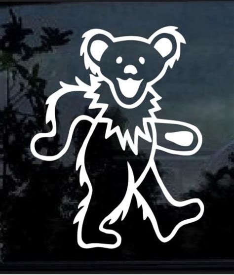 Grateful Dead Dancing Bear Decal Sticker – Custom Sticker Shop