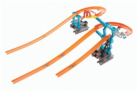 Amazon.com: Hot Wheels Track Builder Spiral Stack-Up Track Set: Toys ...