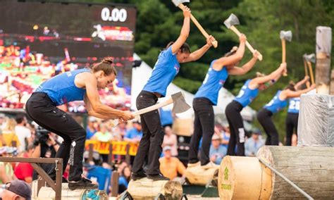 61st Lumberjack World Championships held in Wisconsin, U.S. - Global Times