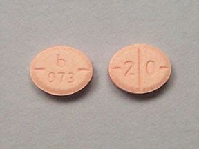 Dextroamp-Amphetamin 20 Mg Tab - Peach Oval Tablet B 973 2 0 Teva Usa 00555097302