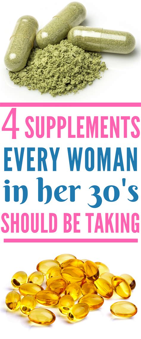 The Best Supplements For Women In Their 30's | Diet and nutrition, Health and fitness tips ...