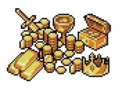 Gold Treasure icons | OpenGameArt.org