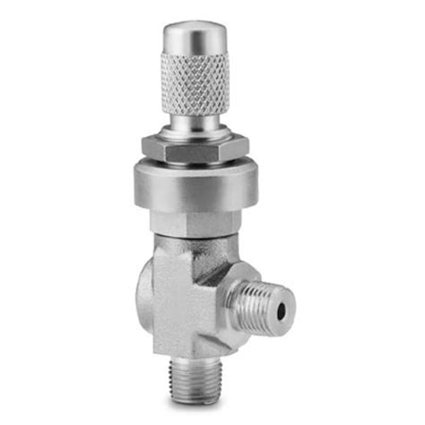 Stainless Steel Medium Flow Angle Pattern Metering Valve, 1/4 in. MNPT | Metering Valves, S, M ...