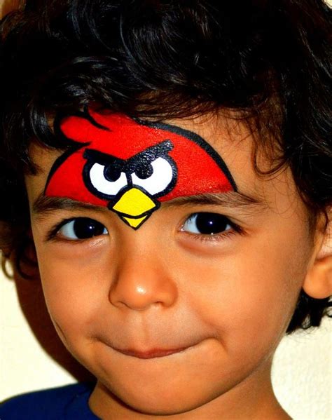 angry birds face painting - Google Search | Pintura no rosto, Pintura de rosto para meninos ...