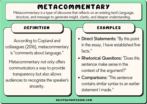 Metacommentary: Definition and Examples (2024)