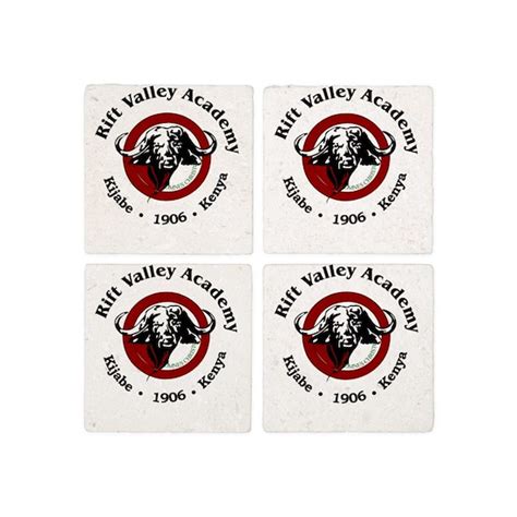 Rift Valley Logo Tile Coaster by My African School - CafePress