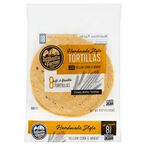 La Tortilla Factory Tortilla Corn Hms Yllw,11.57 Oz (Pack Of 12 ...