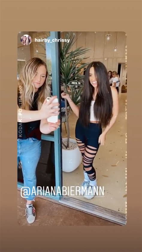 Brielle Biermann and Ariana Biermann Look Identical with Matching Brunette Hair in Instagram Selfies