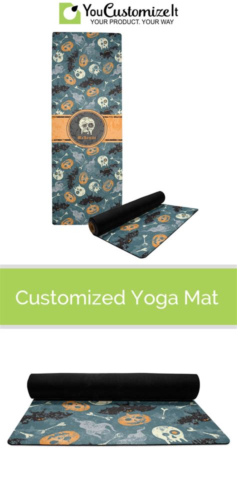 Vintage / Grunge Halloween Yoga Mat (Personalized) | Vintage grunge ...