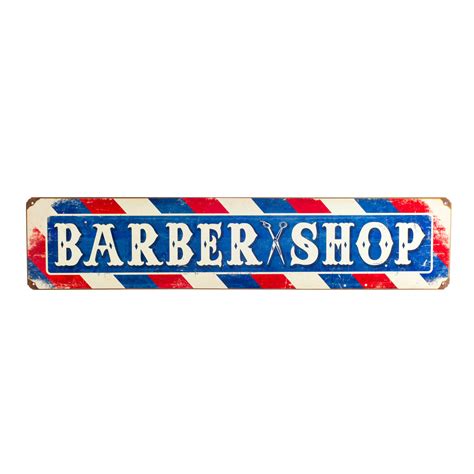 Barber Shop Classic Tin Salon Sign Vintage Style Retro Decoration ...