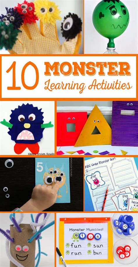 10 Monster Learning Activities for Kids