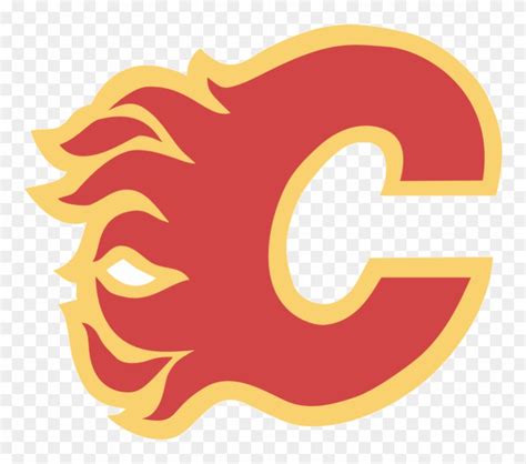 Логотип Calgary Flames - Calgary Flames Logo Clipart (#1859199 ...