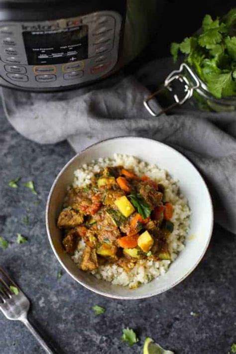 Instant Pot Lamb Curry - The Real Food Dietitians