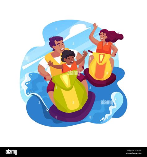 Jet ski isolated cartoon vector illustration Stock Vector Image & Art - Alamy