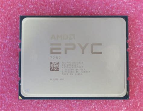 NEW AMD EPYC 7282 Sixteen-Core 2.8GHz 64MB L3 SP3 CPU Processor - 100 ...