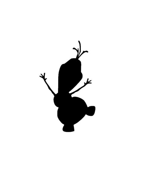 Olaf Silhouette at GetDrawings | Free download