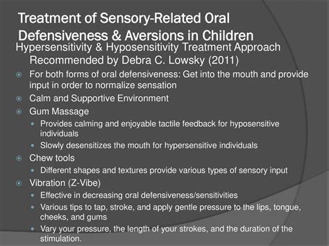 Sensory Related Oral Defensiveness & Aversions in Children - ppt download