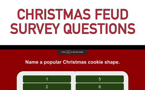 Family Feud Christmas Questions and Answers - Gogo Mama