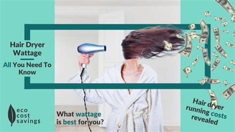 Hair Dryer Wattage Results 2024 [Calc, kWh, Costs, CFM & dB]