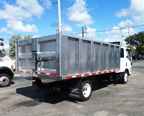 2020 Isuzu Npr Hd 14ft Alum Dump Truck Landscape. Crewcab 25 Miles White 6.0l 8 - New Isuzu Npr ...