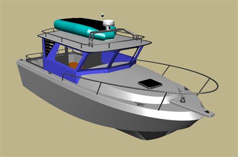 28'aluminum cruising/fishing boat | Boat Design Net