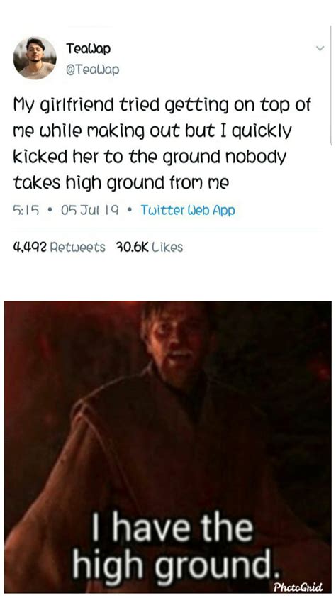 It's over Anakin. : r/memes