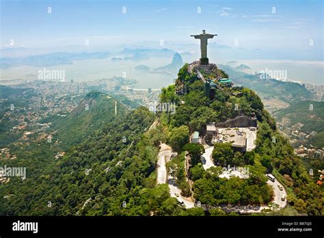 Christ the Redeemer on Corcovado Mountain Rio de Janeiro Brazil Stock Photo - Alamy