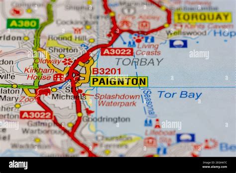 Paignton map hi-res stock photography and images - Alamy