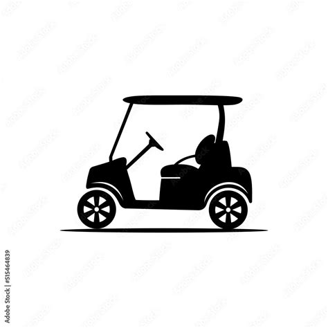 golf cart logo Stock Vector | Adobe Stock