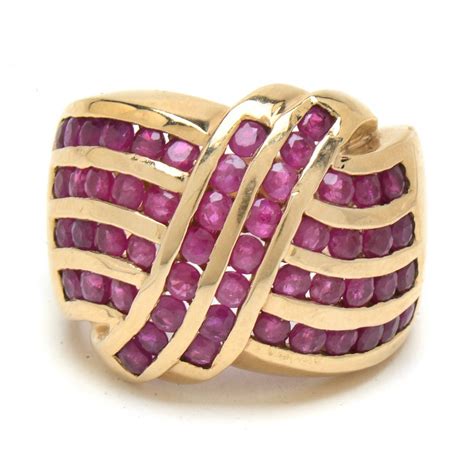 10K Yellow Gold and Ruby Ring | EBTH