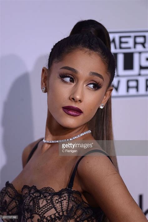 Singer Ariana Grande arrives at the 2016 American Music Awards at Microsoft Theater on November ...