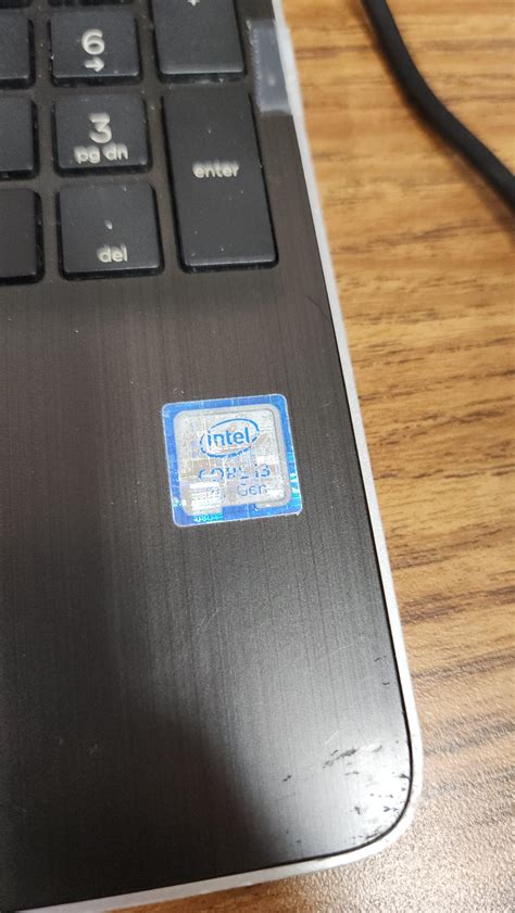 My Intel sticker after 4 years of heavy use : r/mildlyinteresting