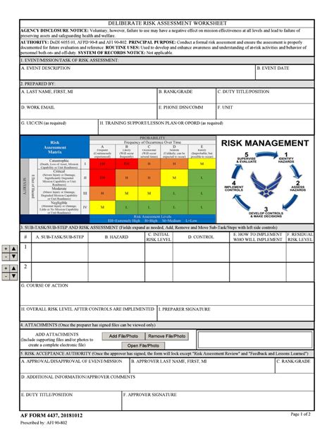 AF Form 4437 - Fill Out, Sign Online and Download Fillable PDF | Templateroller