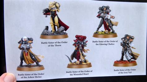 Adepta Sororitas Order Color Schemes | Warhammer, Colour schemes, Color schemes