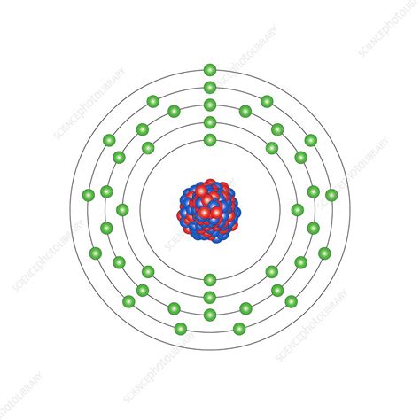 Molybdenum, atomic structure - Stock Image - C013/1592 - Science Photo ...