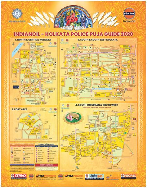 kolkata-durga-puja-road-map-2020 | Kolkata Durgotsav