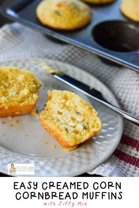 Jiffy Cornbread Muffins with Creamed Corn - The Gifted Gabber