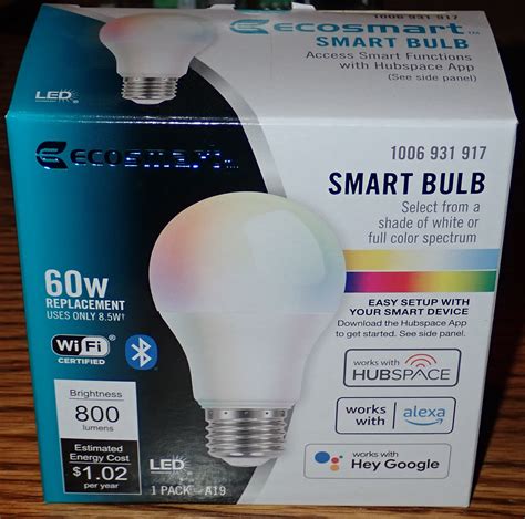 Bulb Reviews: Ecosmart Smart Bulb Wi-Fi Tunable and Full Color LED